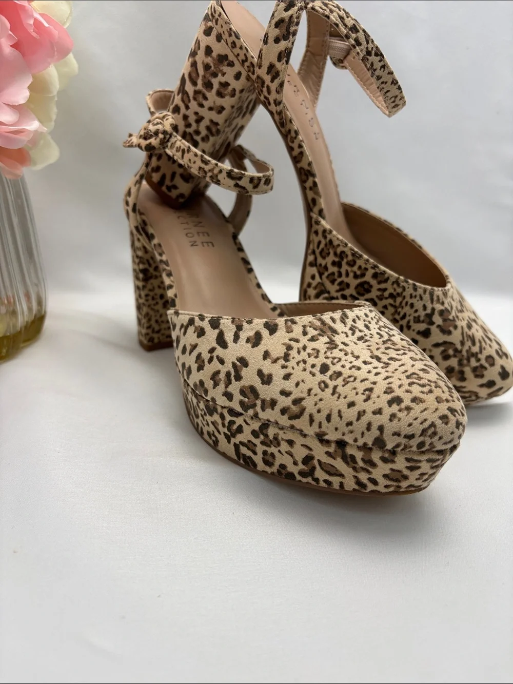 Jouree Collection Leopard Print Platform Slingback Heels‎ - Women’s 7.5 #353